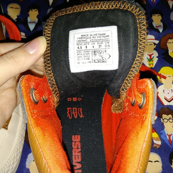 ***SOLD***Converse Unisex Leather Hightops/Boots - Picture 3 of 5